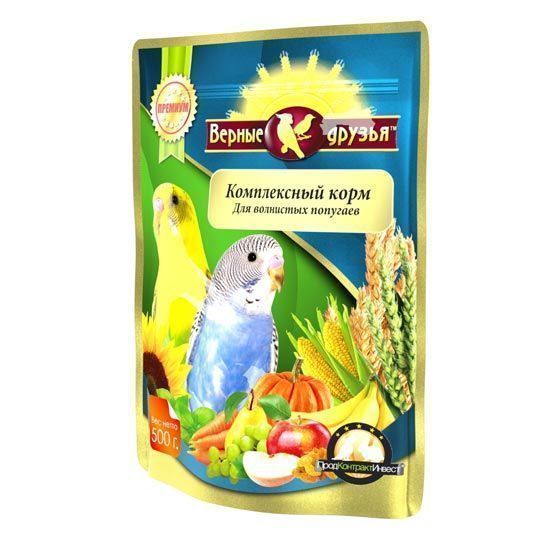 Корм "Верные друзья" для волнистых попугаев