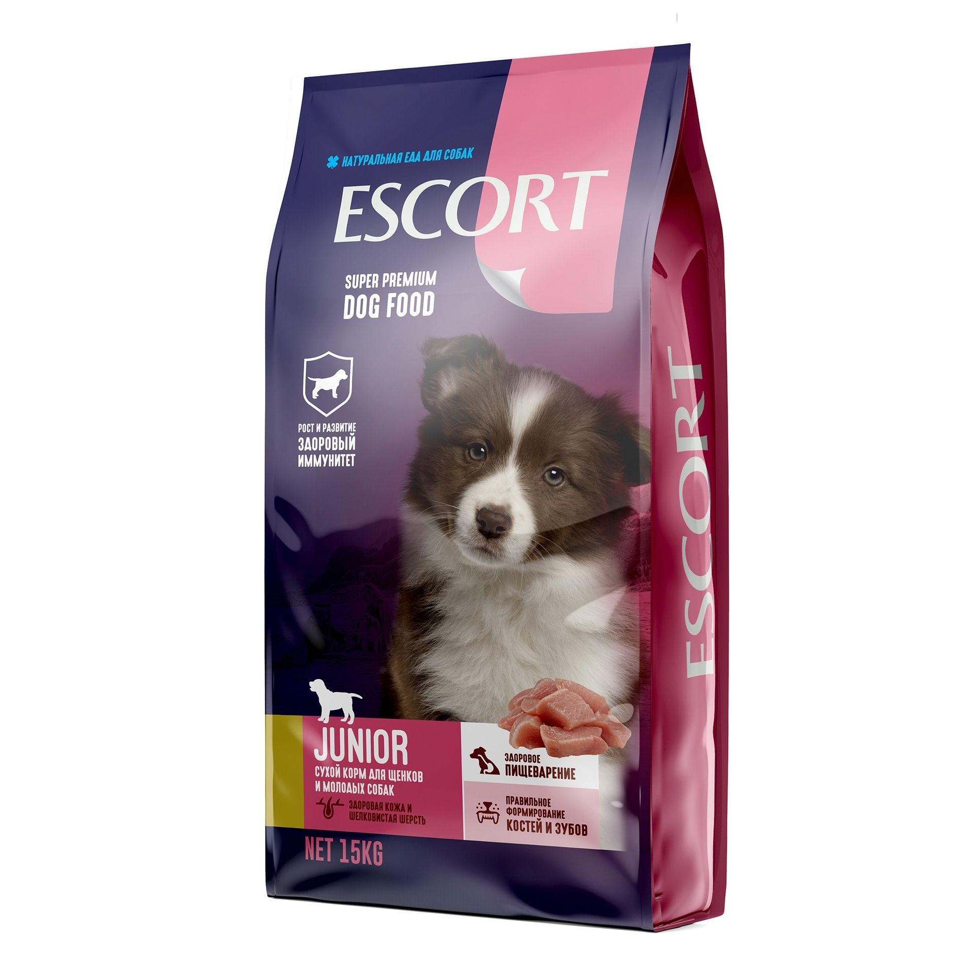Сухой корм "Escort" для щенков и молодых собак JUNIOR