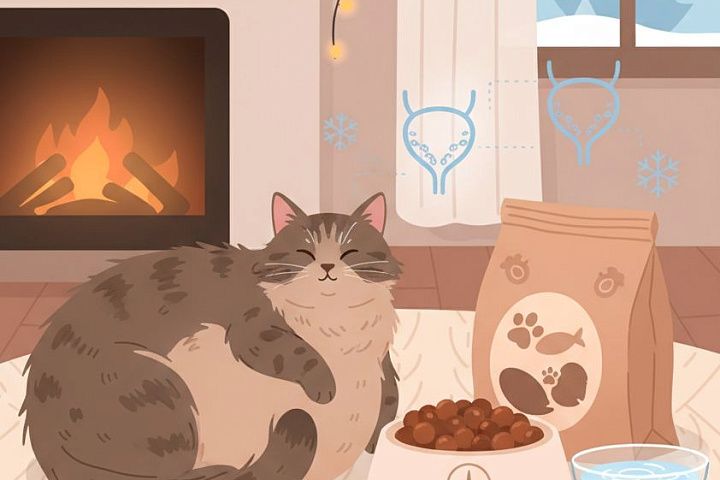 Почему кастрированные и стерилизованные кошки чаще набирают вес и сталкиваются с проблемами мочевыводящей системы — особенно зимой
