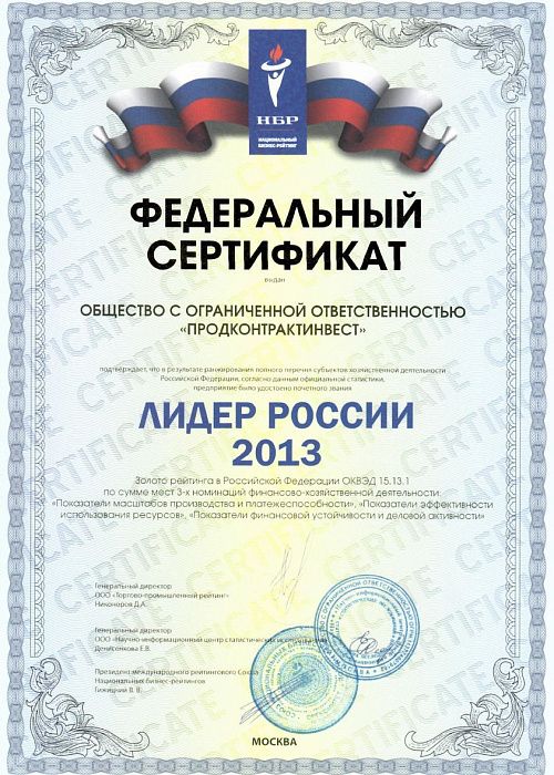 Лидер России 2013